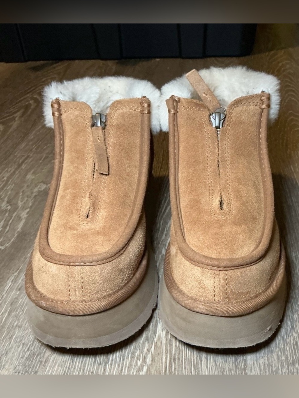 UGG platform ankle boots